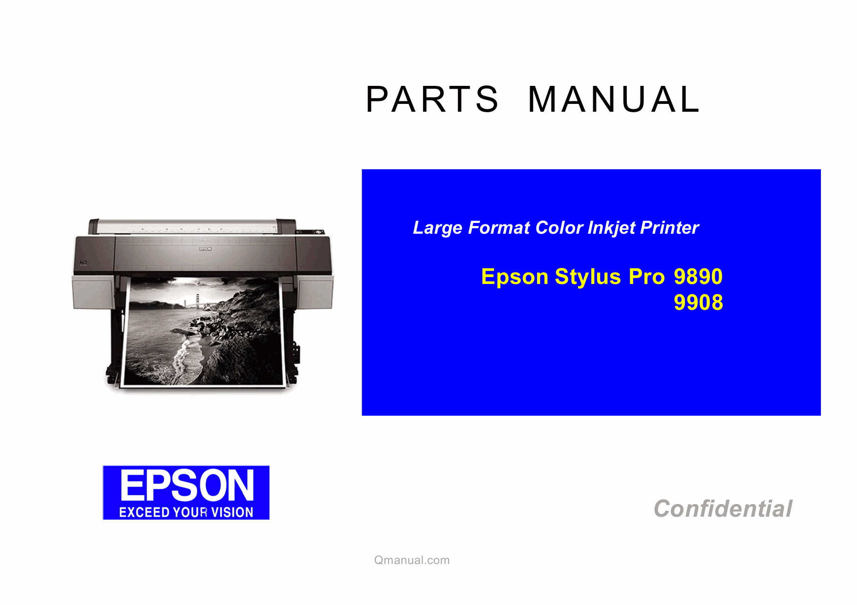 EPSON StylusPro 9890 9908 Parts Manual-1